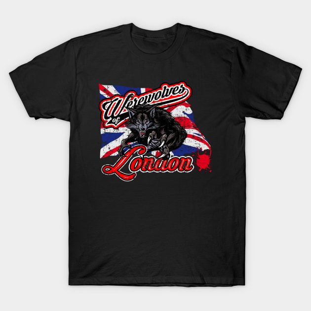 Werewolves of London distressed T-Shirt by woodsman